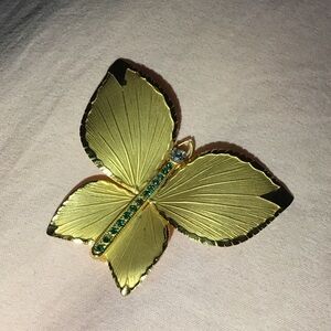 Vintage bond Boyd gold butterfly